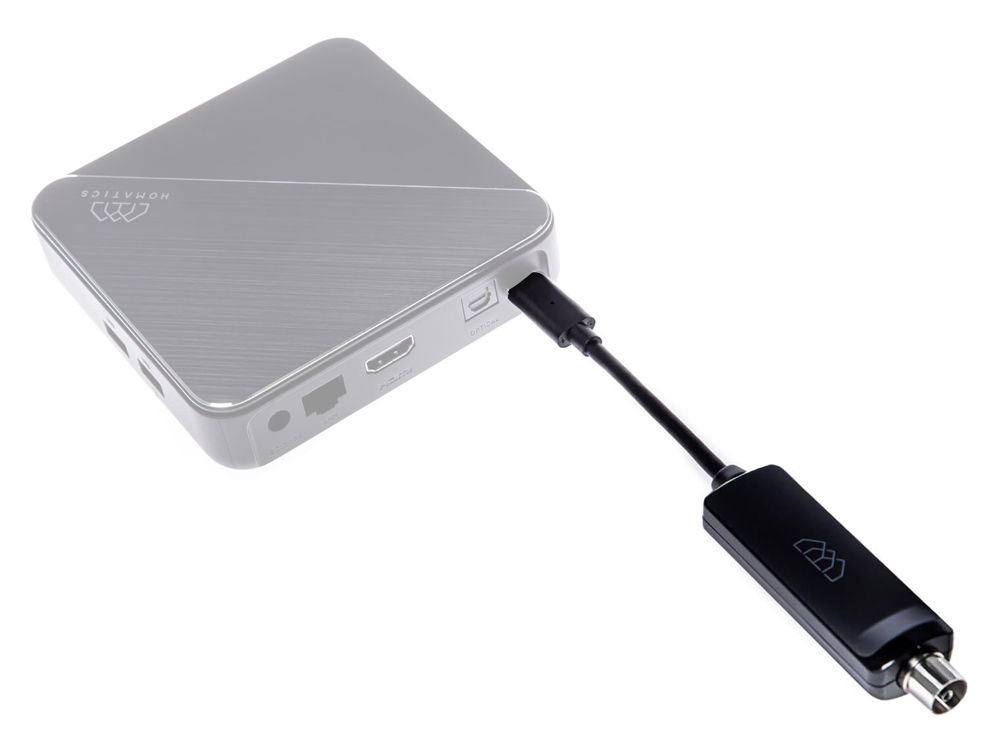 HOMATICS δέκτης κεραίας DVBT2TUNER για TV Box, DVB-T2, USB-C, μαύρος 4 HOMATICS δέκτης κεραίας DVBT2TUNER για TV Box, DVB-T2, USB-C, μαύρος - Image 2