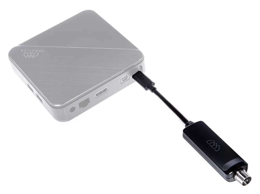 HOMATICS δέκτης κεραίας DVBT2TUNER για TV Box, DVB-T2, USB-C, μαύρος 4 HOMATICS δέκτης κεραίας DVBT2TUNER για TV Box, DVB-T2, USB-C, μαύρος - Image 2