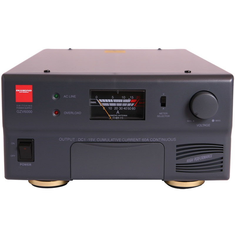 Diamond GZV6000 – Τροφοδοτικό Switching 60A με Ρυθμιζόμενη Τάση 1-15V & Όργανο Μέτρησης