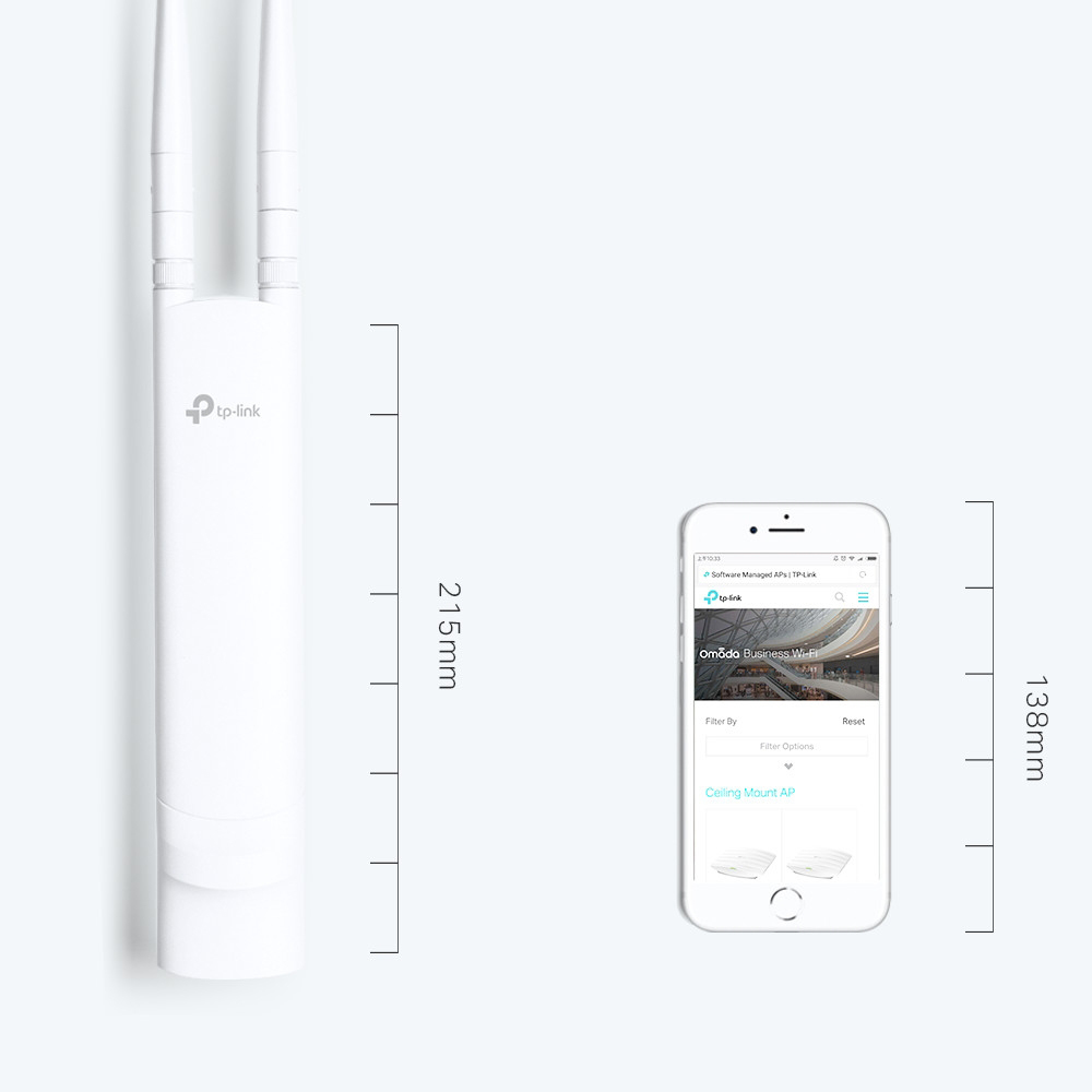 TP-LINK Wireless N Outdoor Access Point EAP110-OUTDOOR 300Mbps, Ver. 3.0 8 TP-LINK Wireless N Outdoor Access Point EAP110-OUTDOOR 300Mbps, Ver. 3.0 - Image 6