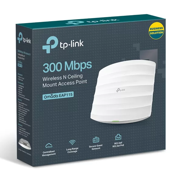 TP-LINK ασύρματο access point EAP115, 300Mbps, οροφής, Ver. 4.0 5 TP-LINK ασύρματο access point EAP115, 300Mbps, οροφής, Ver. 4.0 - Image 3