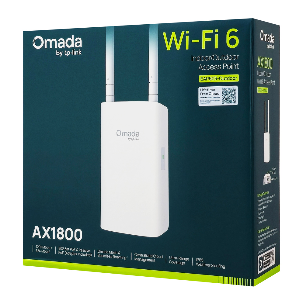 TP-LINK access point EAP603-Outdoor, WiFi 6, Mesh, AX1800, EU/1.0 8 TP-LINK access point EAP603-Outdoor, WiFi 6, Mesh, AX1800, EU/1.0 - Image 6