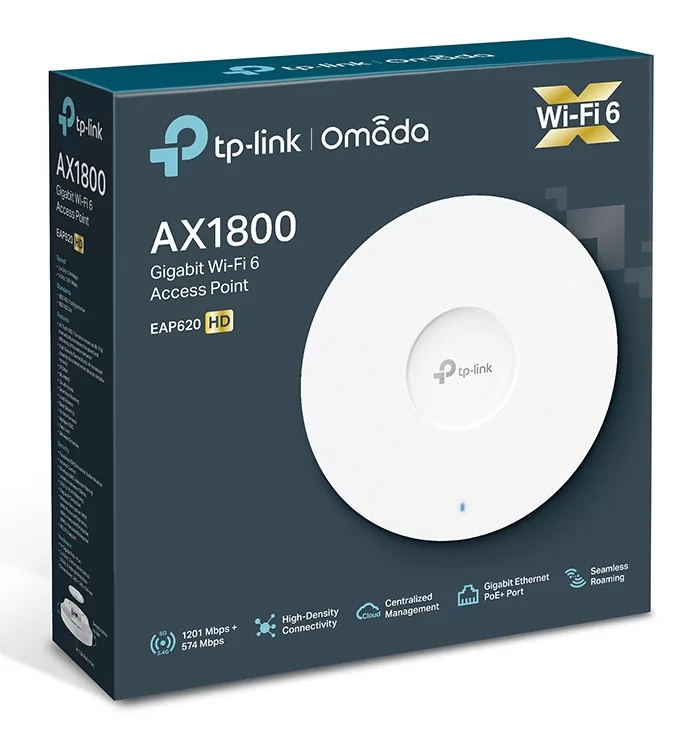 TP-LINK access point EAP620 HD, AX1800, WiFi 6, ceiling mount, Ver. 3.2 4 TP-LINK access point EAP620 HD, AX1800, WiFi 6, ceiling mount, Ver. 3.2 - Image 2