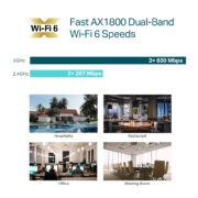 TP-LINK access point EAP620 HD, AX1800, WiFi 6, ceiling mount, Ver. 3.2 15 TP-LINK access point EAP620 HD, AX1800, WiFi 6, ceiling mount, Ver. 3.2 7
