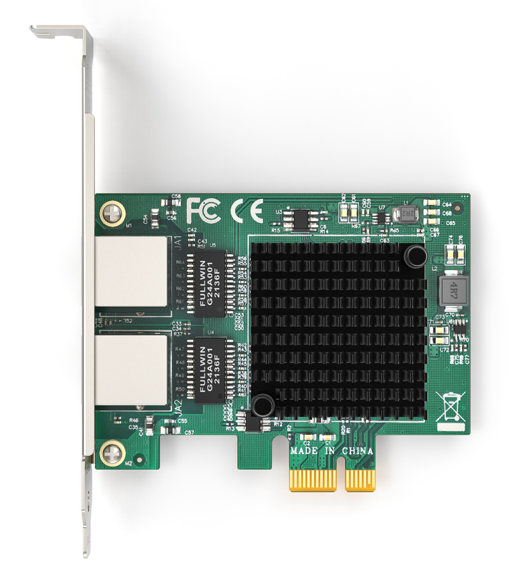 EDUP κάρτα επέκτασης δικτύου PCIe σε 2x RJ45 EP-9613, 1000Mbps 4 EDUP κάρτα επέκτασης δικτύου PCIe σε 2x RJ45 EP-9613, 1000Mbps - Image 2
