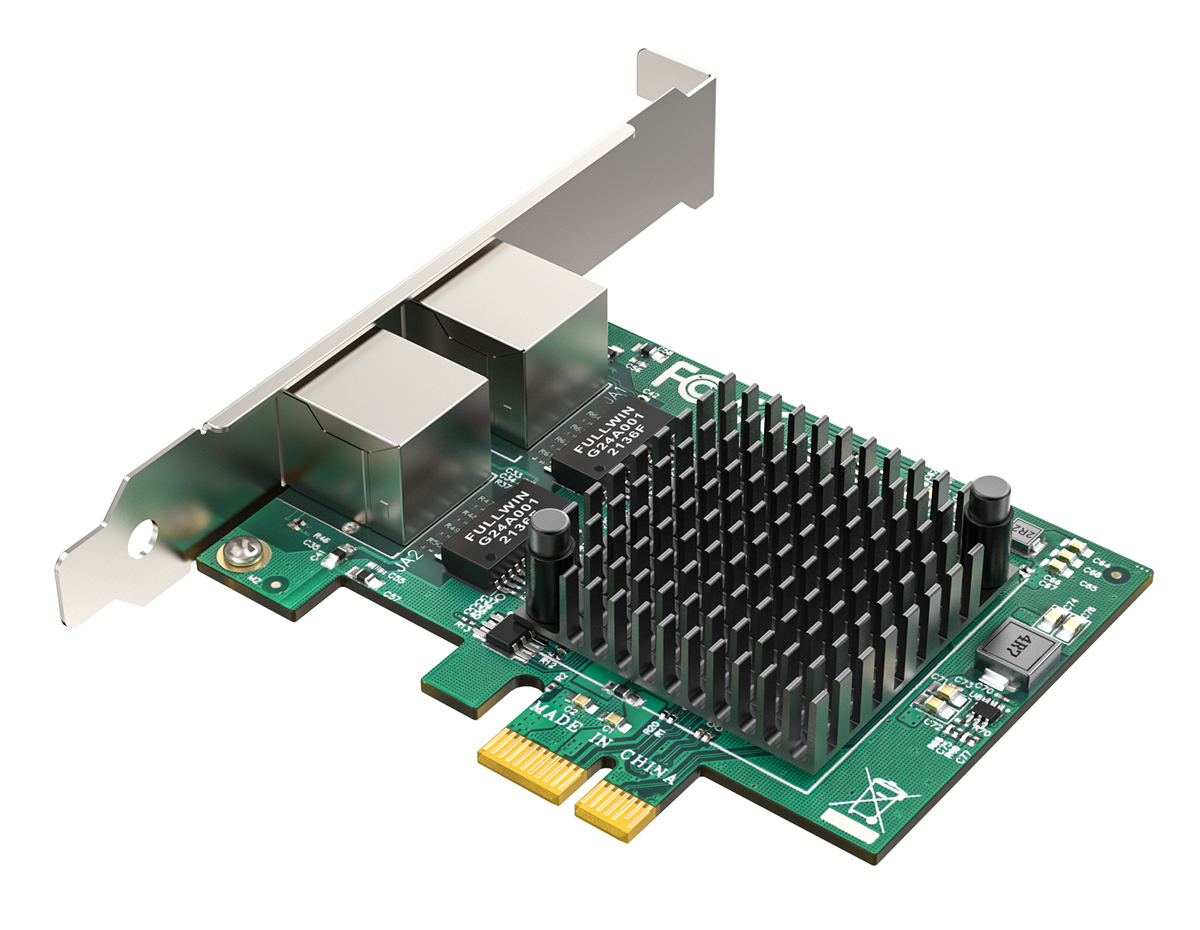EDUP κάρτα επέκτασης δικτύου PCIe σε 2x RJ45 EP-9613, 1000Mbps 5 EDUP κάρτα επέκτασης δικτύου PCIe σε 2x RJ45 EP-9613, 1000Mbps - Image 3