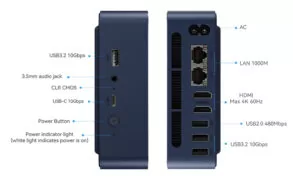 BEELINK mini PC EQ14, Intel N150, 16GB, 500GB M.2, Windows 11 Pro 20 BEELINK mini PC EQ14, Intel N150, 16GB, 500GB M.2, Windows 11 Pro 5