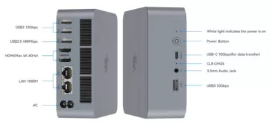 BEELINK mini PC EQi12, Intel i5-1235U, 16GB, 500GB M.2, Windows 11 Pro 6
