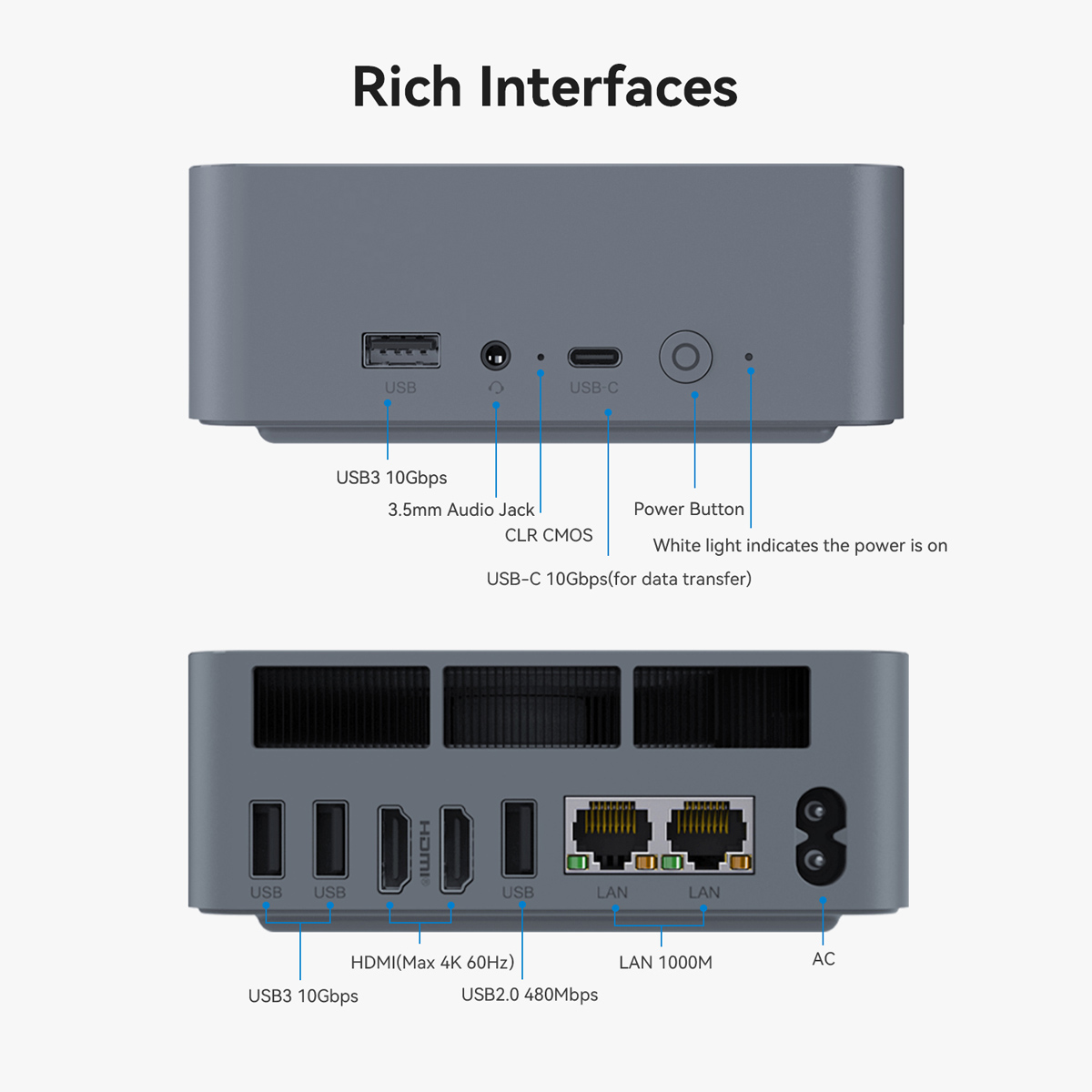 BEELINK mini PC EQi12, Intel i5-12450H, 16GB, 500GB M.2, Windows 11 Pro 8 BEELINK mini PC EQi12, Intel i5-12450H, 16GB, 500GB M.2, Windows 11 Pro - Image 6