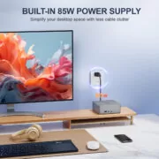 BEELINK mini PC EQR6, AMD Ryzen 5 6600U, 24GB, 500GB M.2, Windows 11 Pro 9
