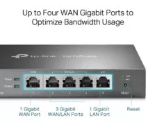TP-LINK Gigabit VPN router ER605, 5x Ethernet port, Ver 1.0 4