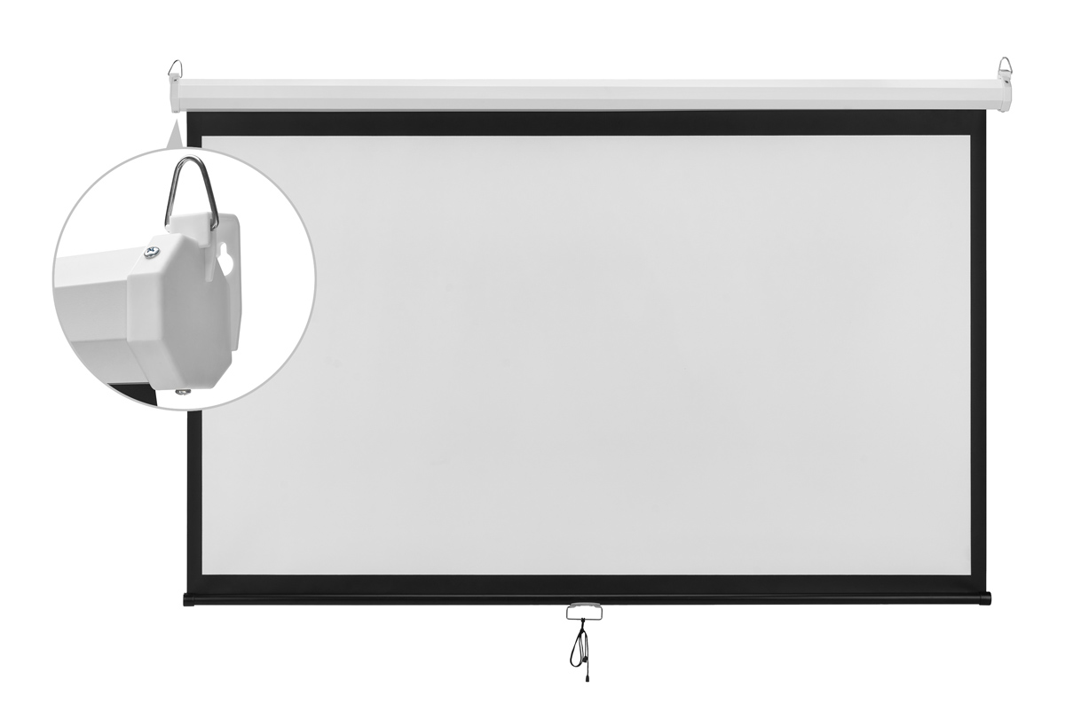 BRATECK οθόνη προβολής projector τοίχου/οροφής ESBA100, 221x124cm, 16:9/100", πτυσσόμενη 4 BRATECK οθόνη προβολής projector τοίχου/οροφής ESBA100, 221x124cm, 16:9/100", πτυσσόμενη - Image 2