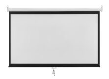 BRATECK οθόνη προβολής projector τοίχου/οροφής ESBA100, 221x124cm, 16:9/100", πτυσσόμενη