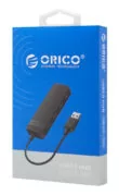 ORICO USB hub FL02, 4x θυρών, USB 2.0, 480Mbps, USB σύνδεση, μαύρο 3