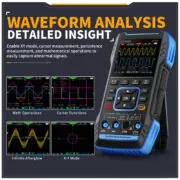 FNIRSI 3 σε 1 παλμογράφος/πολύμετρο/signal generator χειρός 2C53T, επαναφορτιζόμενο 3