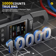 FNIRSI ψηφιακή αμπεροτσιμπίδα/πολύμετρο DMC-100, 600A AC/DC, NCV, True RMS, επαναφορτιζόμενη 5