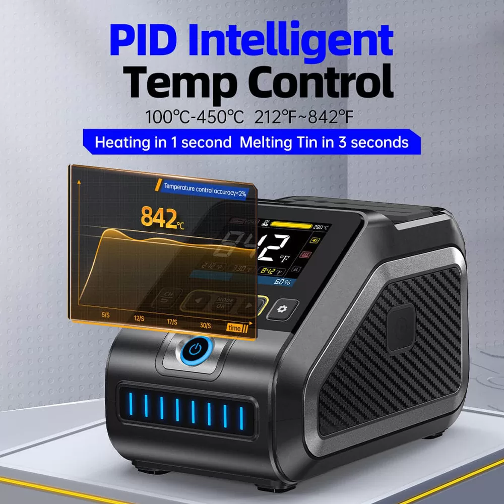 FNIRSI σταθμός συγκόλλησης DWS-200, 200W, 100~450 °C 6 FNIRSI σταθμός συγκόλλησης DWS-200, 200W, 100~450 °C - Image 4