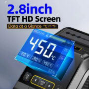 FNIRSI σταθμός συγκόλλησης DWS-200, 200W, 100~450 °C 5