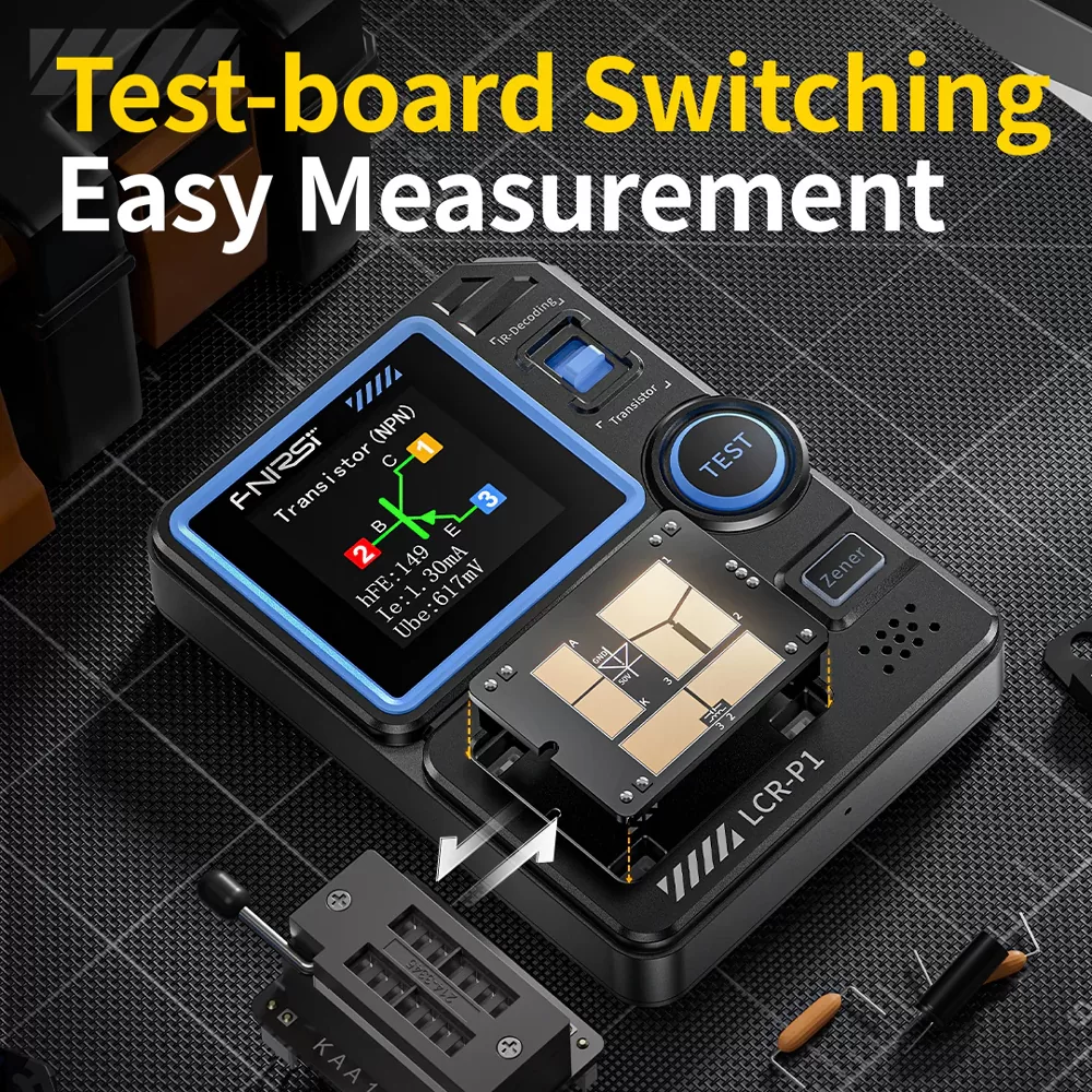 FNIRSI transistor tester LCR-P1, επαναφορτιζόμενο 7 FNIRSI transistor tester LCR-P1, επαναφορτιζόμενο - Image 5
