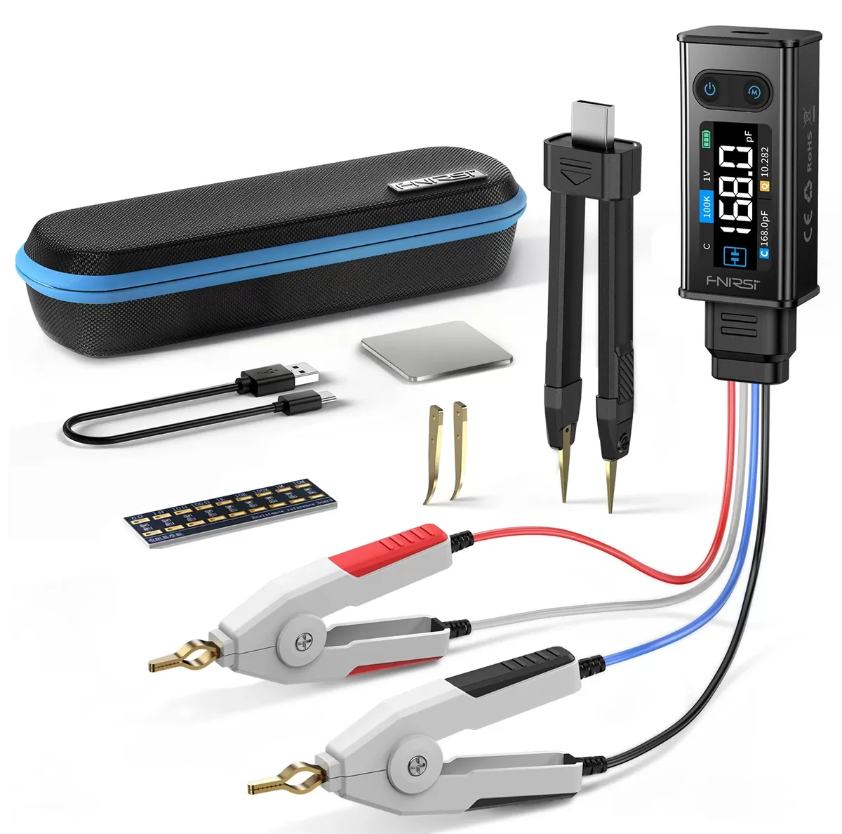 FNIRSI ψηφιακό LCR/ESR tester LCR-ST2 Plus, επαναφορτιζόμενο 3 FNIRSI ψηφιακό LCR/ESR tester LCR-ST2 Plus, επαναφορτιζόμενο