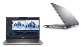 DELL Laptop Precision 7760, Factory Refurbished Grade A, i7-11850H, 32/512GB SSD, 17.3", Cam, GeForce RTX A3000, Windows 11 Pro
