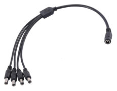 FOLKSAFE splitter DC1F4M, 1 θηλυκό σε 4 αρσενικά, 5.5x2.1mm, 4τμχ 2 FOLKSAFE splitter DC1F4M, 1 θηλυκό σε 4 αρσενικά, 5.5x2.1mm, 4τμχ 1