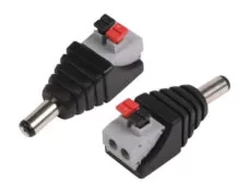 FOLKSAFE βύσμα τροφοδοσίας DC αρσενικό DCMCP, 5.5x2.1mm, push-pin, 5τμχ 1