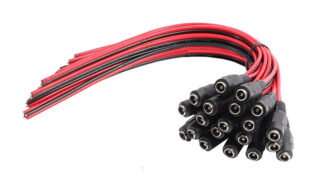 FOLKSAFE καλώδιο FS-DCPIGTAIL-F με θηλυκό βύσμα 5.5x2.1mm, 10τμχ 2 FOLKSAFE καλώδιο FS-DCPIGTAIL-F με θηλυκό βύσμα 5.5x2.1mm, 10τμχ 1