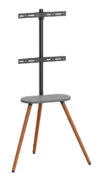 BRATECK βάση τηλεόρασης δαπέδου FS28-44F-04, 43-65", έως 35kg, με ράφι 1