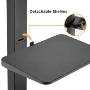 BRATECK βάση τηλεόρασης δαπέδου FS32-46, 37-75", έως 40kg, με ράφι 4