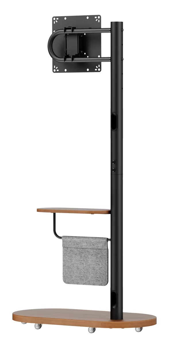 BRATECK βάση τηλεόρασης δαπέδου FS54-22T-02W, 17-43", έως 15kg, με ράφι & ροδάκια, μαύρη 7 BRATECK βάση τηλεόρασης δαπέδου FS54-22T-02W, 17-43", έως 15kg, με ράφι & ροδάκια, μαύρη - Image 5