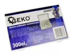 GEKO σετ αλουμινένιες ροδέλες G02824, διάφορα μεγέθη, 300τμχ 2