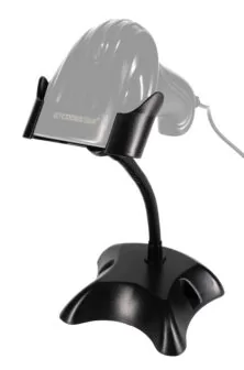 GTCODESTAR βάση για barcode scanner GTC-STAND, εύκαμπτος μεταλλικός βραχίονας, μαύρη