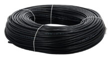 CABLEL καλώδιο H07V-U 4mm², 450/750V, 100m, μαύρο