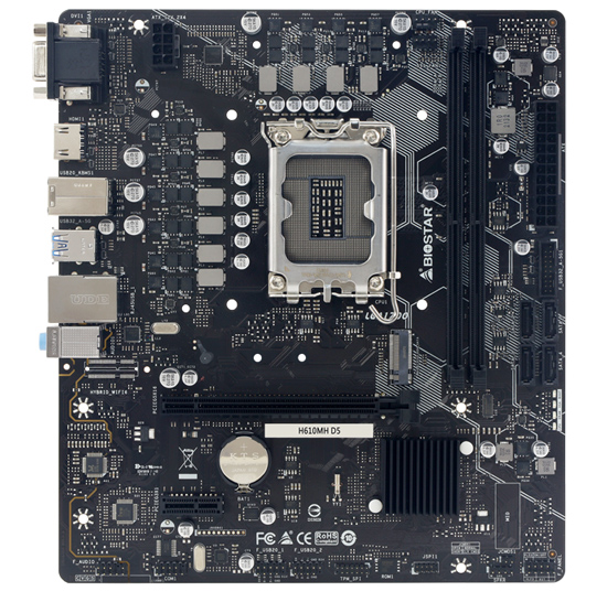 BIOSTAR μητρική H610MH-D5, 2x DDR5, s1700, uATX, GbE LAN, 7CH, Ver. 6.3 5 BIOSTAR μητρική H610MH-D5, 2x DDR5, s1700, uATX, GbE LAN, 7CH, Ver. 6.3 - Image 3