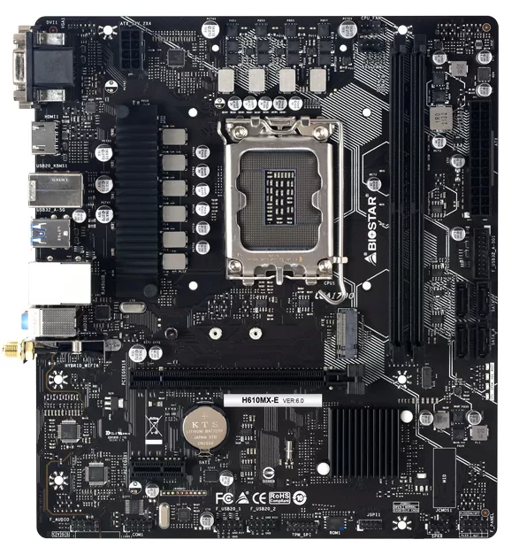 BIOSTAR μητρική H610MX-E, 2x DDR4, s1700, USB 3.2, uATX, GbE, Ver. 6.0 5 BIOSTAR μητρική H610MX-E, 2x DDR4, s1700, USB 3.2, uATX, GbE, Ver. 6.0 - Image 3