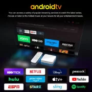 H96 MAX TV Box H313, 4K, 2/16GB, WiFi 6, Bluetooth, Android 14 2