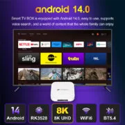 H96 MAX TV Box M1 Plus, 8K, 2/16GB, WiFi 6, Bluetooth, Android 14 13 H96 MAX TV Box M1 Plus, 8K, 2/16GB, WiFi 6, Bluetooth, Android 14 3