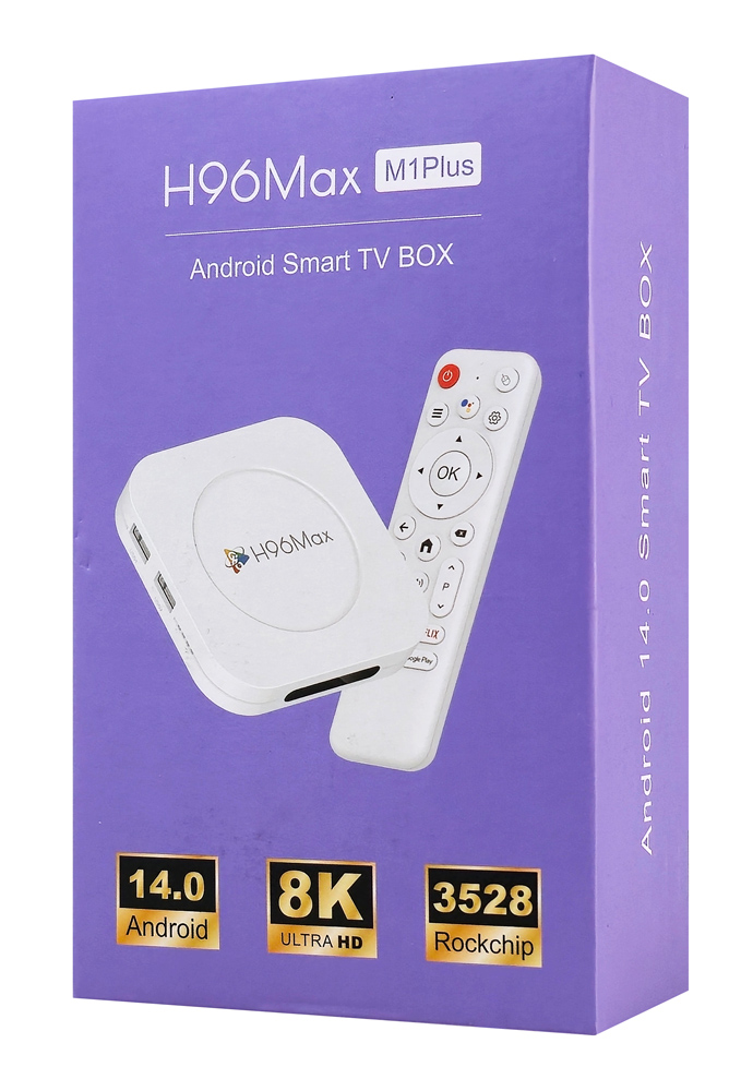 H96 MAX TV Box M1 Plus, 8K, 2/16GB, WiFi 6, Bluetooth, Android 14 11 H96 MAX TV Box M1 Plus, 8K, 2/16GB, WiFi 6, Bluetooth, Android 14 - Image 9