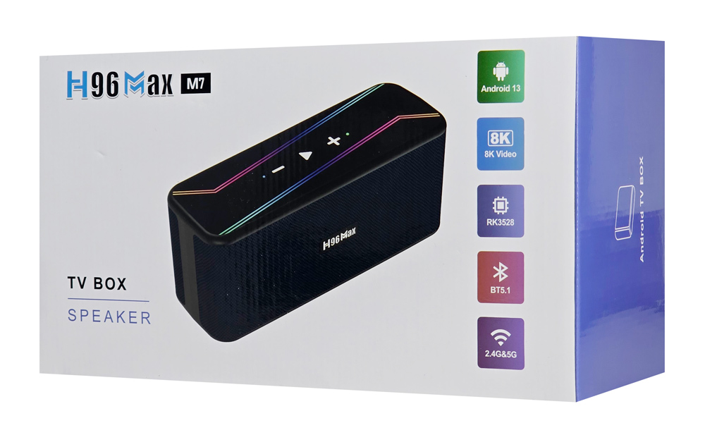 H96 MAX TV Box & ηχείο M7, RK3528, 8K, 4/32GB, WiFi, Bluetooth, Android 13 5 H96 MAX TV Box & ηχείο M7, RK3528, 8K, 4/32GB, WiFi, Bluetooth, Android 13 - Image 3