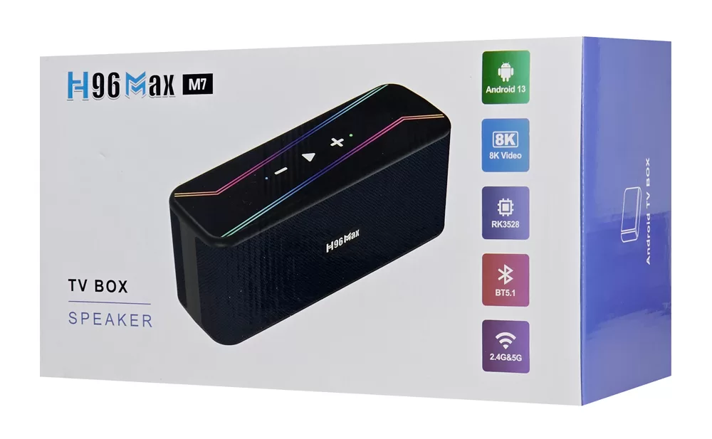 H96 MAX TV Box & ηχείο M7, RK3528, 8K, 4/32GB, WiFi, Bluetooth, Android 13 5 H96 MAX TV Box & ηχείο M7, RK3528, 8K, 4/32GB, WiFi, Bluetooth, Android 13 - Image 3