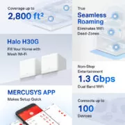 MERCUSYS Mesh Wi-Fi System Halo H30G, 1.3Gbps Dual Band, 2τμχ, Ver. 1.0 7 MERCUSYS Mesh Wi-Fi System Halo H30G, 1.3Gbps Dual Band, 2τμχ, Ver. 1.0 2