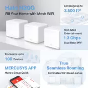 MERCUSYS Mesh Wi-Fi System Halo H30G, 1.3Gbps Dual Band, 3τμχ, Ver. 1.0 8 MERCUSYS Mesh Wi-Fi System Halo H30G, 1.3Gbps Dual Band, 3τμχ, Ver. 1.0 2