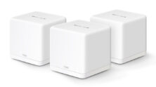 MERCUSYS Mesh WiFi 6 System Halo H60X, 1500Mbps Dual Band, 3τμχ, V.1.0