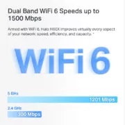 MERCUSYS Mesh WiFi 6 System Halo H60X, 1500Mbps Dual Band, 3τμχ, V.1.0 4