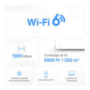 MERCUSYS Mesh Wi-Fi 6 System Halo H70X, 1.8Gbps Dual Band, 3τμχ, V. 1.20 8 MERCUSYS Mesh Wi-Fi 6 System Halo H70X, 1.8Gbps Dual Band, 3τμχ, V. 1.20 2