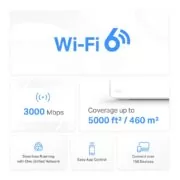 MERCUSYS Mesh Wi-Fi 6 System Halo H80X, 3Gbps Dual Band, 2τμχ, Ver. 1.0 4