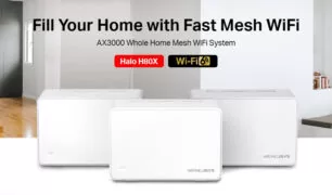 MERCUSYS Mesh Wi-Fi 6 System Halo H80X, 3Gbps Dual Band, 3τμχ, Ver. 1.0 2