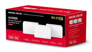 MERCUSYS Mesh Wi-Fi 6 System Halo H80X, 3Gbps Dual Band, 3τμχ, Ver. 1.0 6