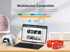 TECLAST ασύρματο πληκτρολόγιο K10, Bluetooth, 25x15cm, μαύρο 2